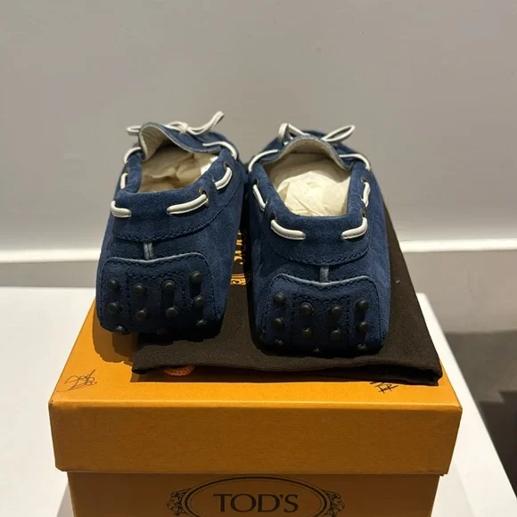 NWT Tods Gommimo Driving Suede Loafers size 37